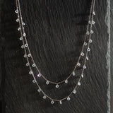 Silver Double Layered Queen’s Necklace
