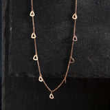 Rose Gold Pebble Necklace