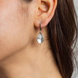 Silver Petal Jewelry Set