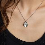Silver Petal Jewelry Set