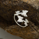 Sterling Silver Butterfly Ring
