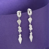 Silver Pebble Earrings