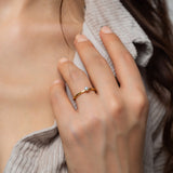 Golden Pearl Ring