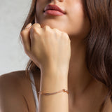 Rose-Gold Love Cross Bracelet