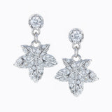Sterling Silver Leaf Earrings