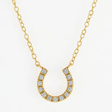 Golden HorseShoe Necklace