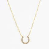 Golden HorseShoe Necklace