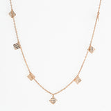 Rose Gold Charms Necklace