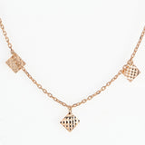 Rose Gold Charms Necklace