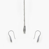 Sterling Silver Love Triangle Jewelry Set.