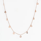 Rose Gold Pebble Necklace