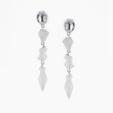 Silver Pebble Earrings