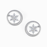 Sterling Silver Sphere Flower Earrings