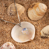 Sterling Silver Water Stone Pendant
