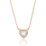 Golden Open Heart Necklace