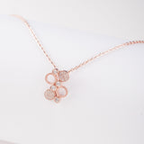 Rose Gold Bubbles Necklace