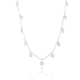 Silver Pink Queen's Necklace