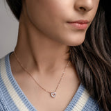 Golden Open Heart Necklace