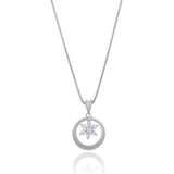 Silver Spring Flower Necklace