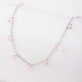 Silver Pink Queen's Necklace
