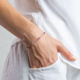 Rose-Gold Sleek Hexagon Bracelet