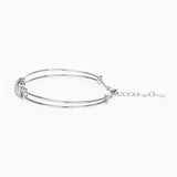 Sterling Silver Infinity Loop Bracelet